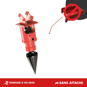 FENDEUSE À VIS HD2S - SANS ATTACHE