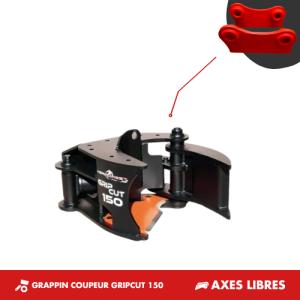 GRAPPIN COUPEUR GRIPCUT 250 - PLATINE AXES LIBRES