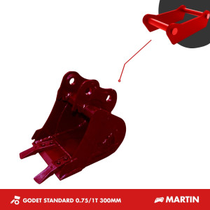 GODET TRANCHEE 0.75-1T 300MM - MARTIN M02