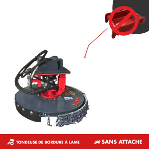 TONDEUSE DE BORDURE À LAME - SANS ATTACHE