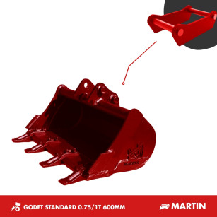 GODET TRANCHEE 0.75-1T 600MM - MARTIN M02