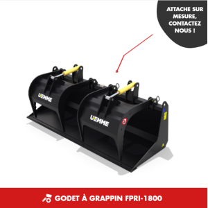 GODET À GRAPPIN "PÉLICAN" FPRI-1800 - CHARGEUR
