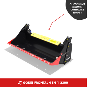 GODET FRONTAL 4 EN 1 2300 - CHARGEUR