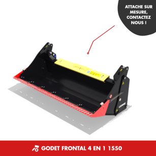 GODET FRONTAL 4 EN 1 1550 - CHARGEUR