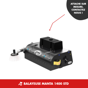 BALAYEUSE MANTA 1400 STD - CHARGEUR