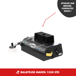 BALAYEUSE MANTA 1550 STD - CHARGEUR