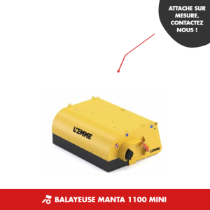 BALAYEUSE MANTA 1100 MINI - CHARGEUR