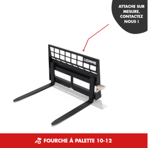FOURCHE À PALETTE 10-12 1000 KG FPP - CHARGEUR