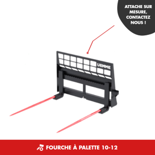 FOURCHE À PALETTE 10-12 1000 KG FRP - CHARGEUR