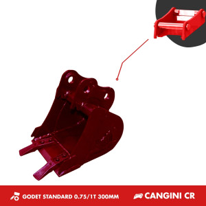 GODET TRANCHEE 0.75-1T 300MM - CANGINI CR15