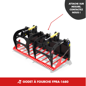 GODET À FOURCHE FPRA-1680 - CHARGEUR