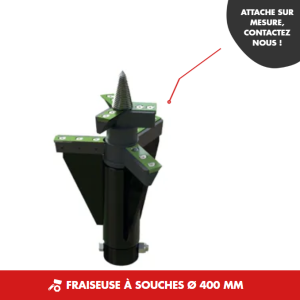 Fraiseuse à souches Ø 400 mm (HDA3S)(HDA4,HDA5)