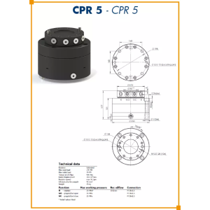 ROTATEUR RIGIDE CPR 5 - POUR GRAPPIN A BOIS 2