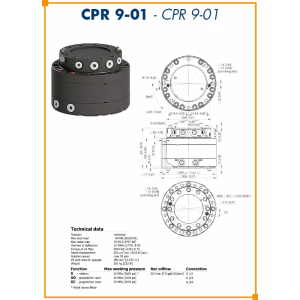 ROTATEUR RIGIDE CPR 9 - POUR GRAPPIN A BOIS 2