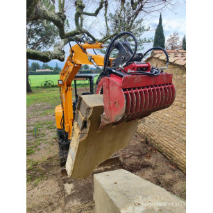 GODET GRAPPIN SQUELETTE 600MM 1T-2T - AXES LIBRES