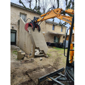 GODET GRAPPIN SQUELETTE 600MM 1T-2T - AXES LIBRES
