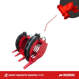 GODET GRAPPIN SQUELETTE 600MM 1T-2T - MORIN M0