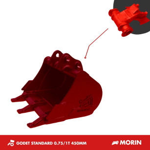 GODET TRANCHEE 0.75-1T 450MM - MORIN M0