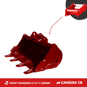 GODET TRANCHEE 0.75-1T 600MM - CANGINI CR15