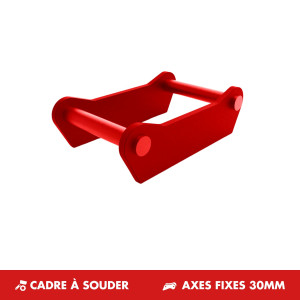 Cadre à souder Axes fixes Ø30mm