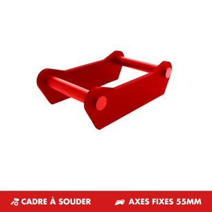 Cadre à souder Axes fixes Ø55mm