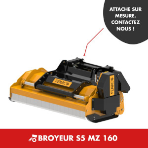 BROYEUR HYDRAULIQUE FRONTAL S5 MZ 160