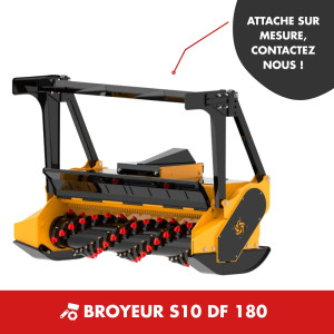 BROYEUR HYDRAULIQUE FRONTAL S10 DF 180