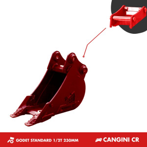 GODET TRANCHEE 1-2T 230MM - CR15
