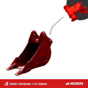 GODET TRANCHEE 1-2T 230MM - MORIN M0