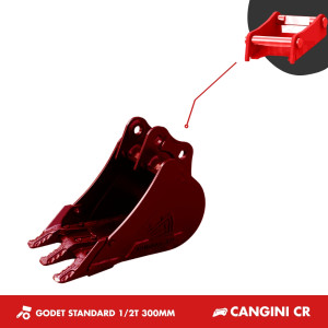 GODET TRANCHEE 1-2T 300MM - CANGINI CR15