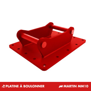 Platine à boulonner Martin MM10