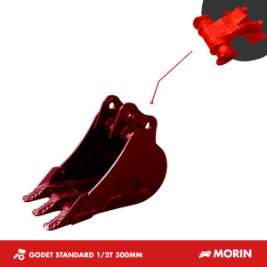 GODET TRANCHEE 1-2T 300MM - MORIN M0
