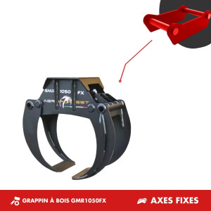 GRAPPIN À BOIS GMR1050 FX - PLATINE AXES FIXES