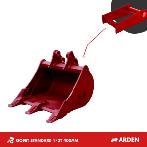 GODET TRANCHEE 1-2T 400MM - ARDEN QA05