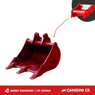 GODET TRANCHEE 1-2T 450MM - CANGINI CR15