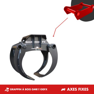 GRAPPIN À BOIS GMR1100 FX - PLATINE AXES FIXES