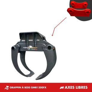 GRAPPIN À BOIS GMR1300 FX - PLATINE AXES LIBRES