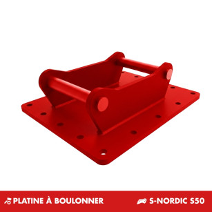 Platine à boulonner S50