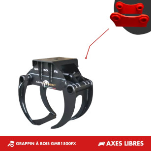 GRAPPIN À BOIS GMR1500 FX - PLATINE AXES LIBRES