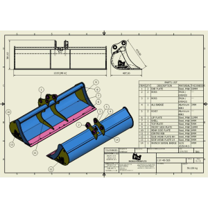 GODET CURAGE 1-2T 1200MM - S30