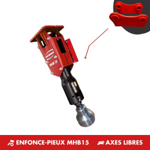 ENFONCE-PIEUX MHB15 - PLATINE AXES LIBRES