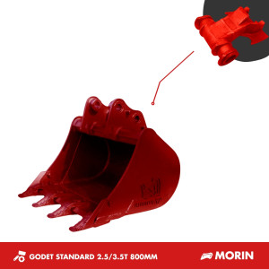 GODET TRANCHEE 2.5-3.5T 760MM - MORIN M1