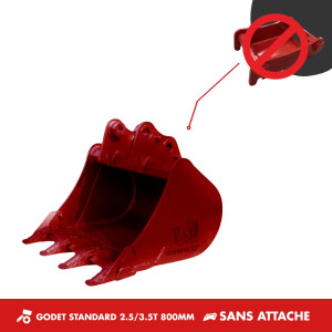GODET TRANCHEE 2.5-3.5T 760MM - SANS ATTACHE