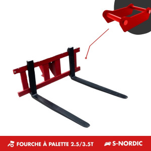 FOURCHE À PALETTE 2.5/3.5T - S40