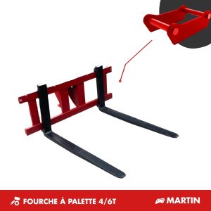 FOURCHE À PALETTE 4/6T - MARTIN M10