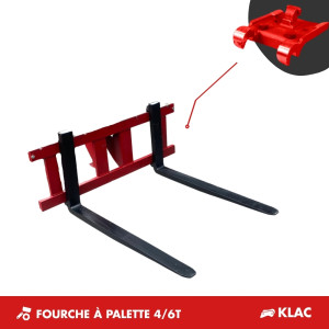 FOURCHE À PALETTE 4/6T - KLAC E