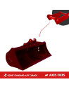 GODET CURAGE 7T-9T 1500MM - AXES FIXES