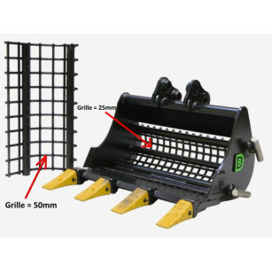 GODET MULTI-GRILLE  1.5T-2T - AXES FIXES