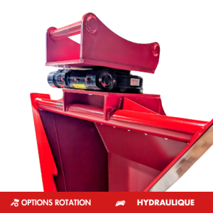 GODET TRAPÈZE 6T-9T - PLATINE AXES FIXES