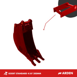 GODET TRANCHEE 4T-6T 300MM - ARDEN QA11